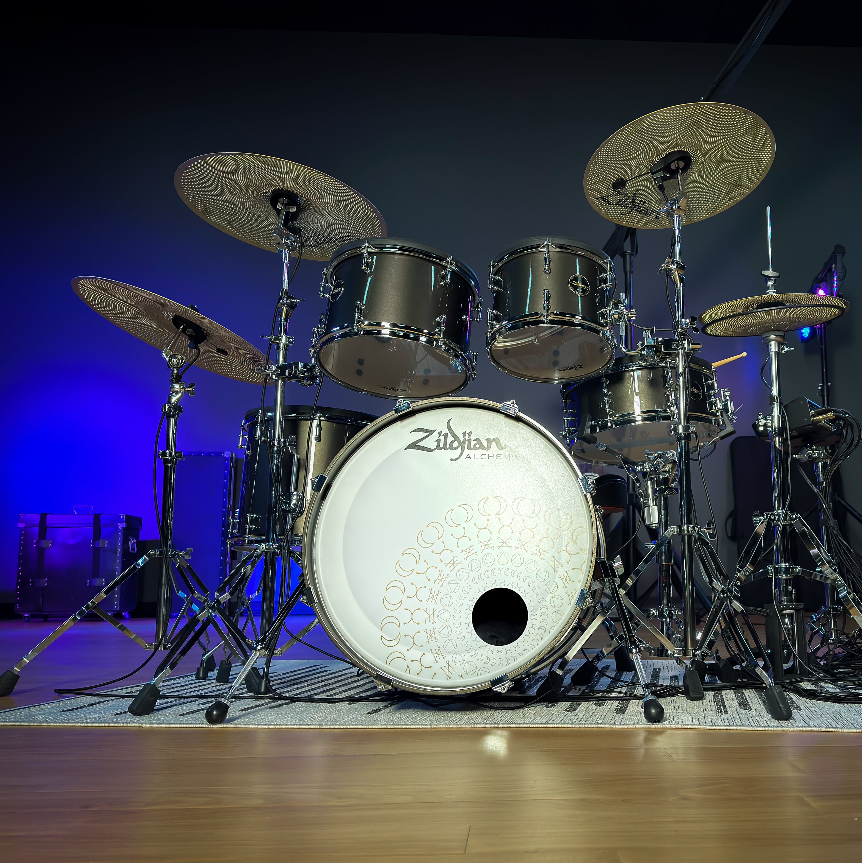 Zildjian ALCHEM-E Gold EX Electronic Drum Kit, View 8