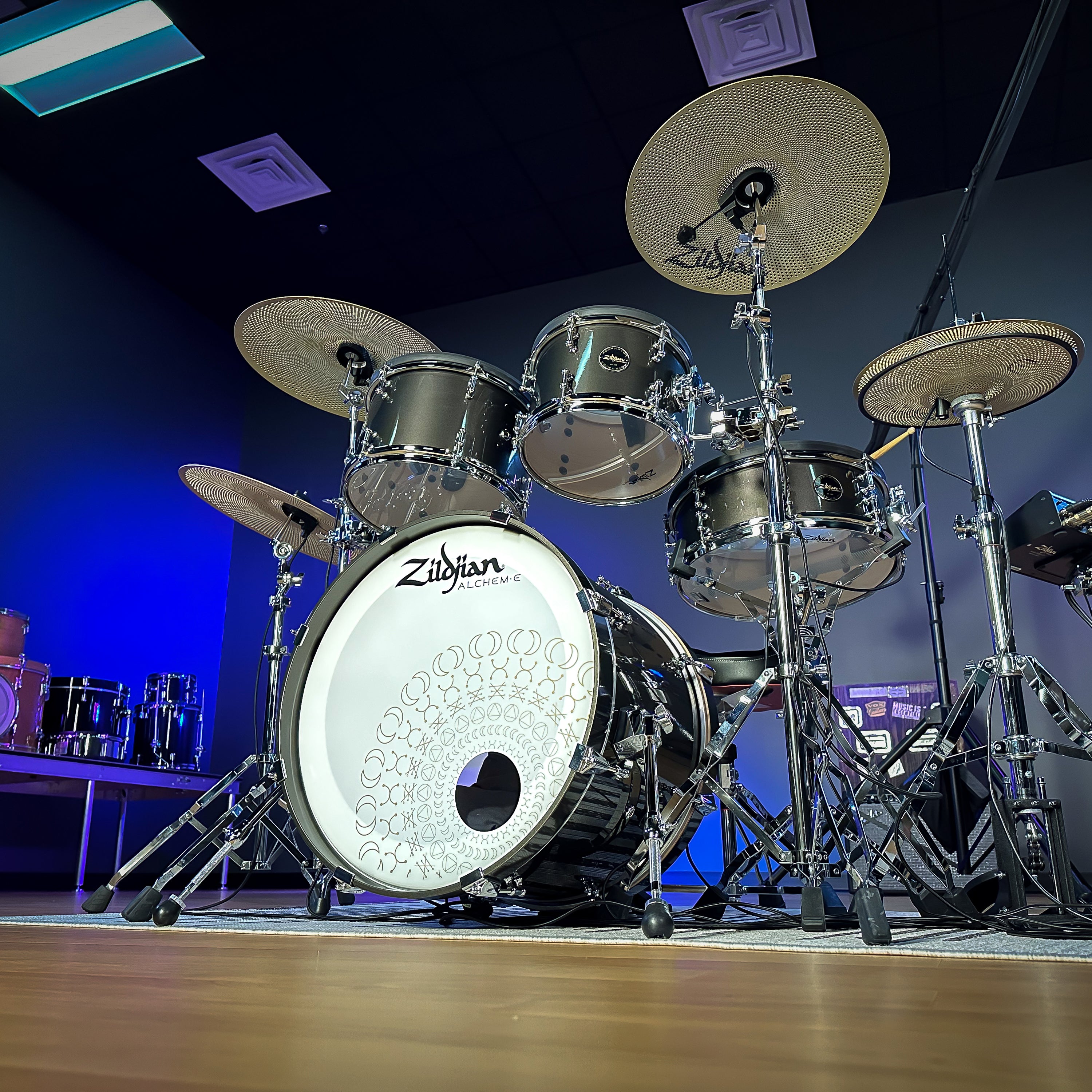 Zildjian ALCHEM-E Gold EX Electronic Drum Kit, View 1