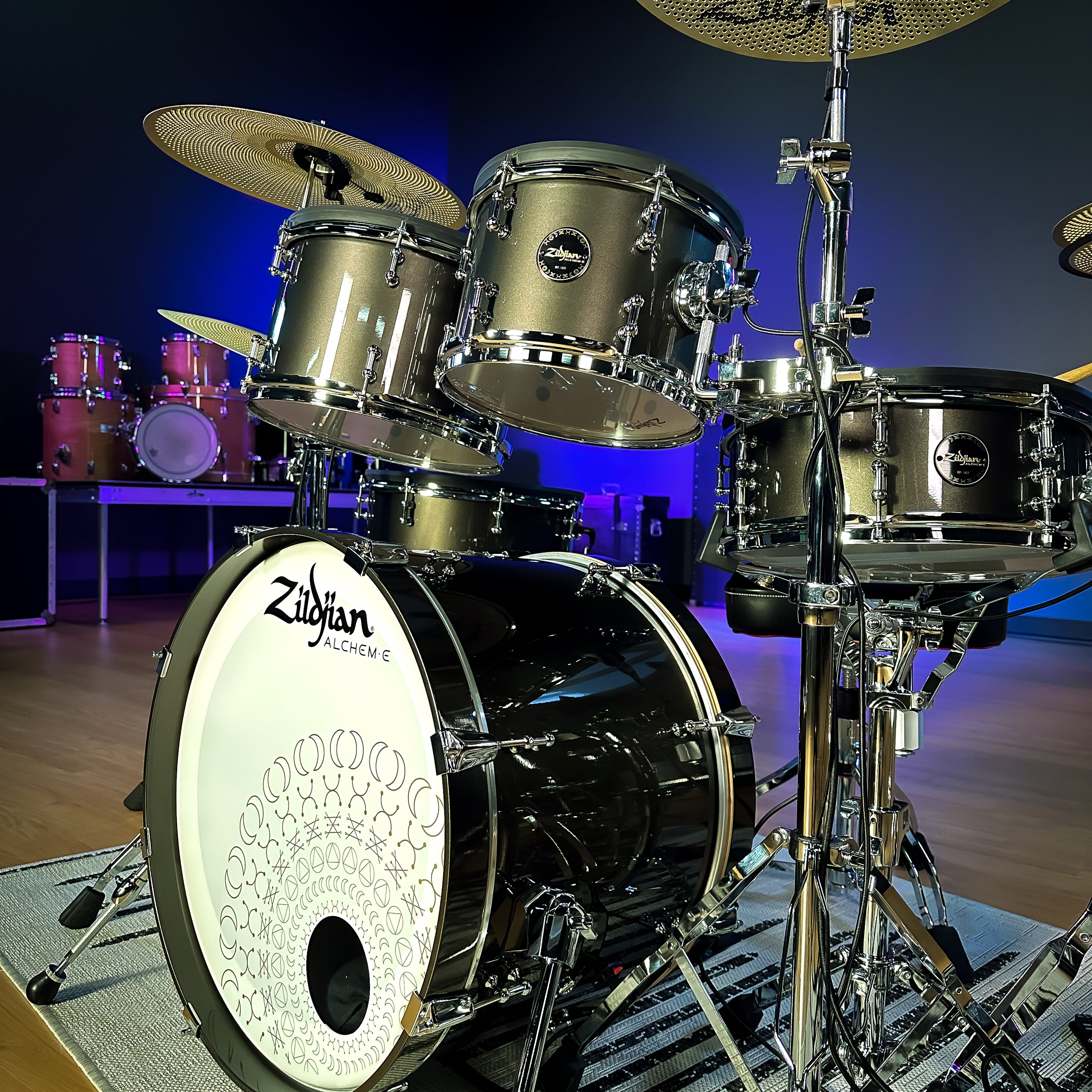 Zildjian ALCHEM-E Gold EX Electronic Drum Kit, View 4