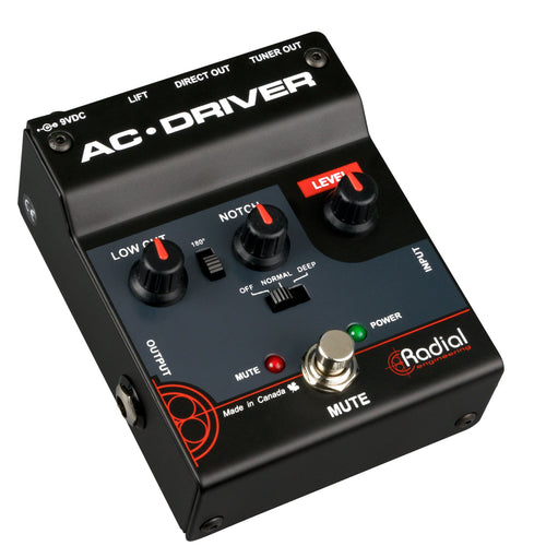 Radial AC-Driver Acoustic Preamp and DI Box, view 3