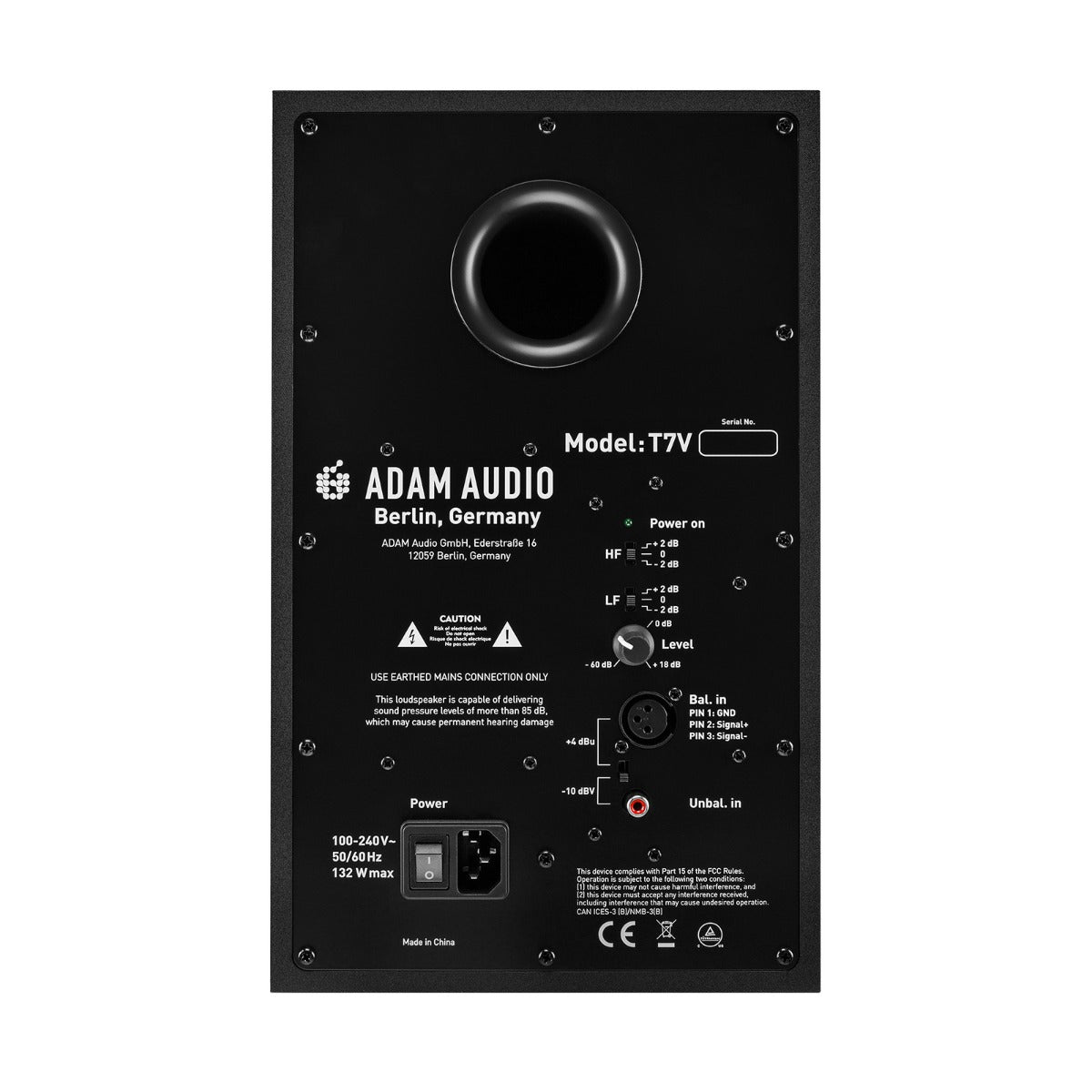 ADAM Audio T7V 7" Active Studio Monitor Speaker, View 3