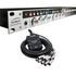Collage showing components in Audient ASP800 8-Channel Mic Preamp SUB SNAKE RIG