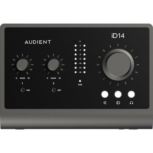 Audient iD14 MkII 10in/6out USB-C Audio Interface View 1