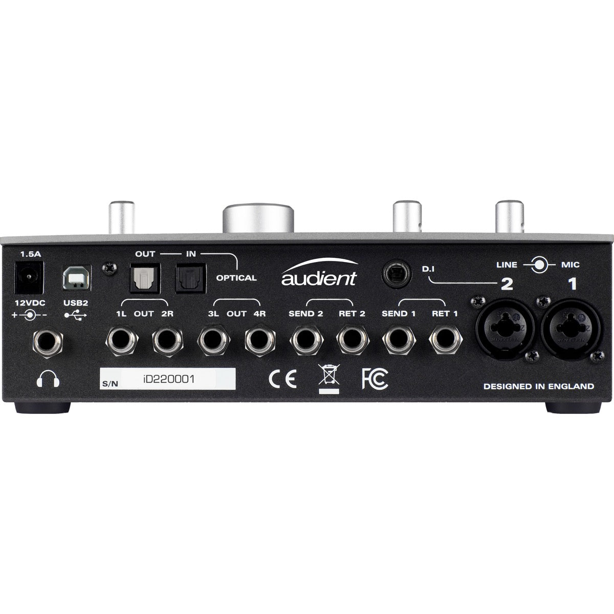 Audient iD22 10in/14out USB Audio Interface View 2