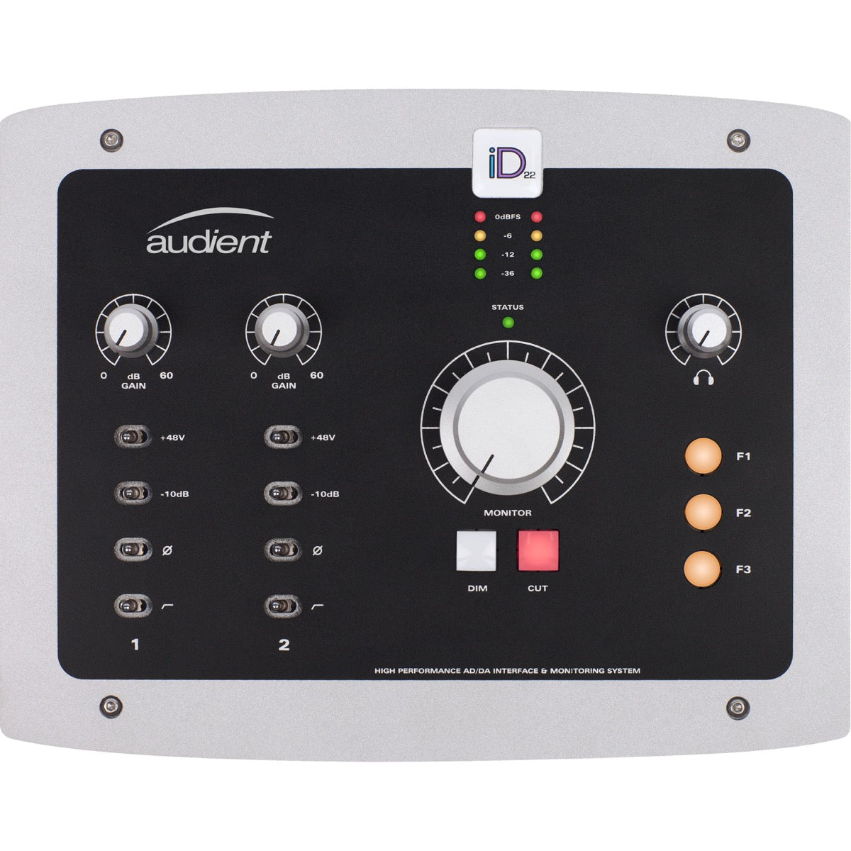 Audient iD22 10in/14out USB Audio Interface View 2