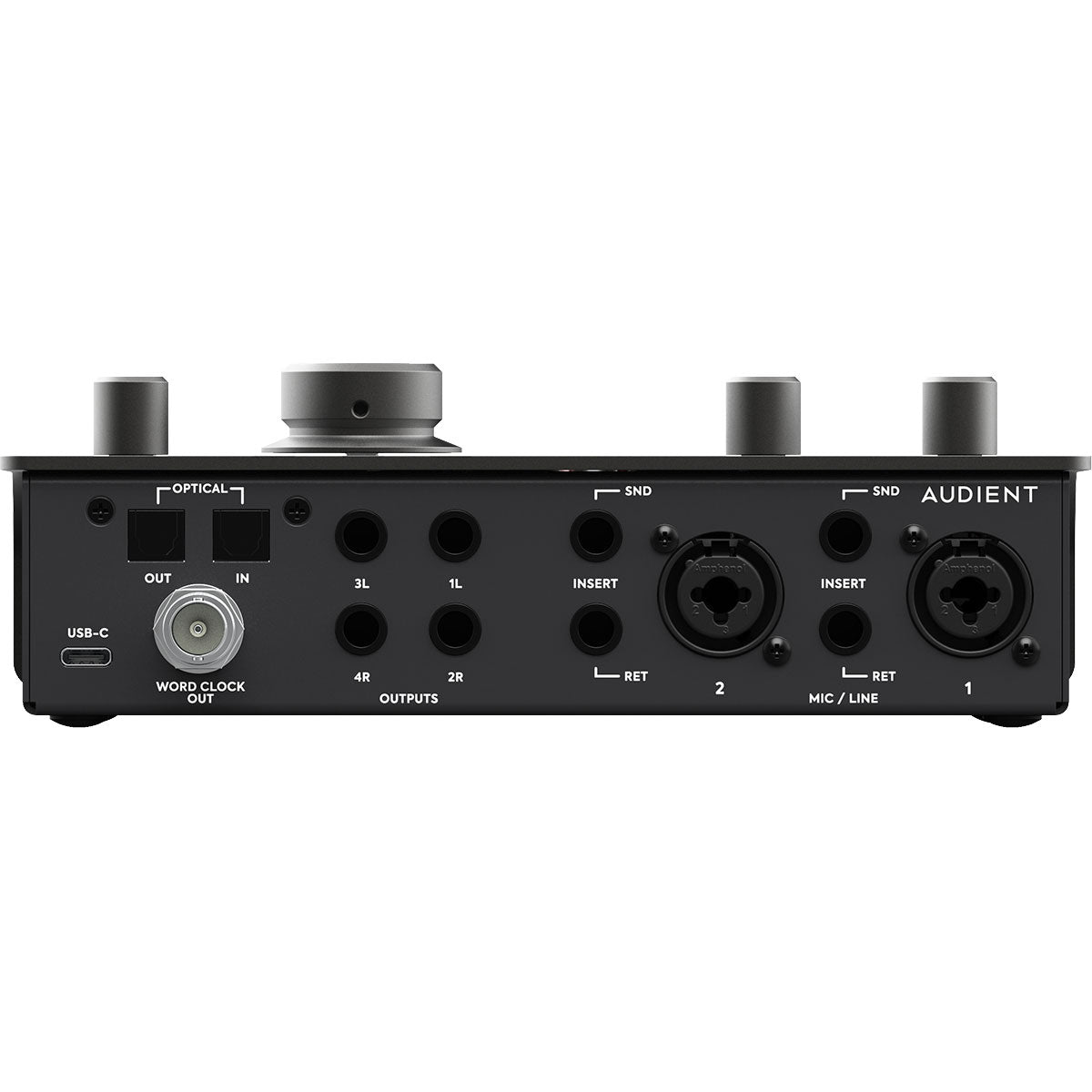 Audient iD24 10in/14out USB-C Audio Interface View 3