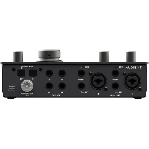 Audient iD24 10in/14out USB-C Audio Interface View 2