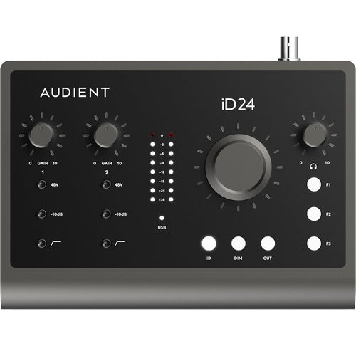 Audient iD24 10in/14out USB-C Audio Interface View 1