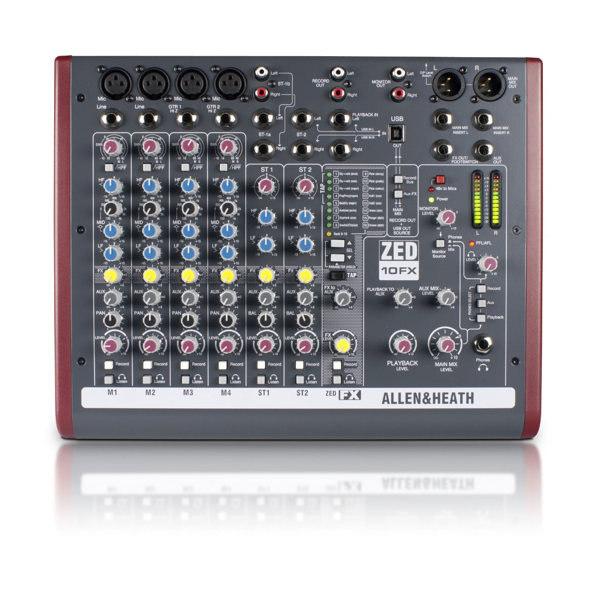 Allen & Heath ZED-10FX Live and Studio Mixer