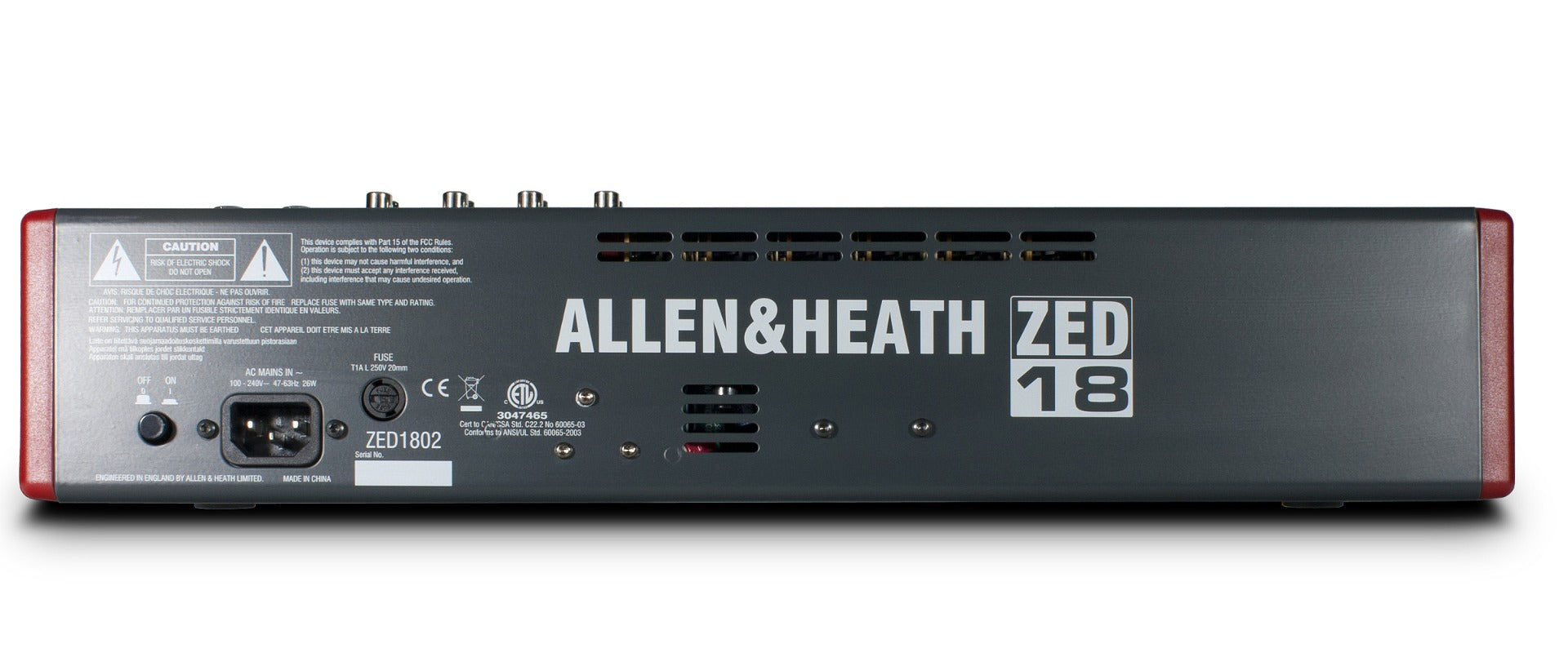 Allen & Heath ZED-18 Live and Studio Mixer