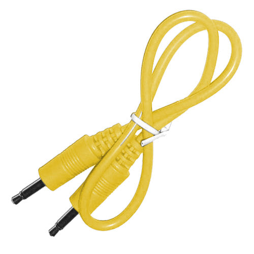 Ad Infinitum 3.5mm Color Patch Cable - Yellow - 12"