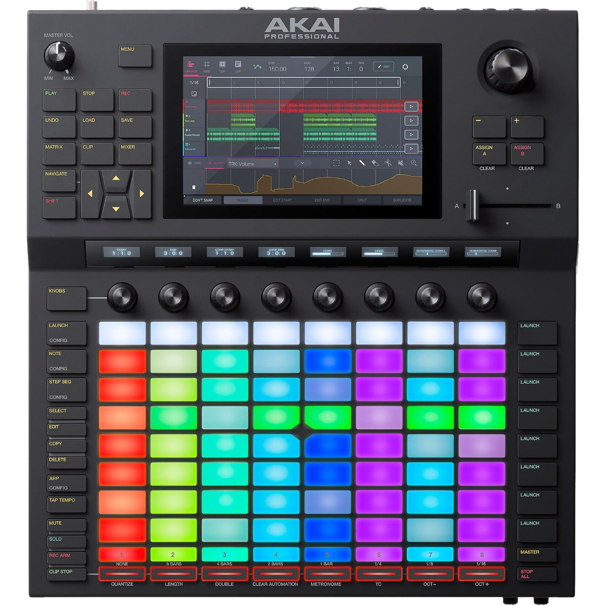 Top view of Akai Professional Force Production/Performance System
