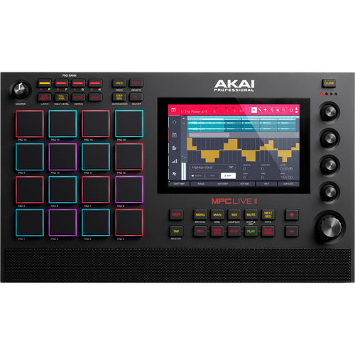 Top view of Akai Professional MPC Live II Standalone Music Production Center