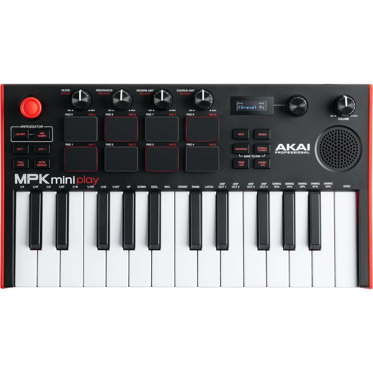 Akai Professional MPK Mini Play Mk3 Keyboard with Built-In Speaker View 1