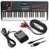 Collage image of the Akai Professional MPK249 Keyboard Controller CABLE KIT bundle