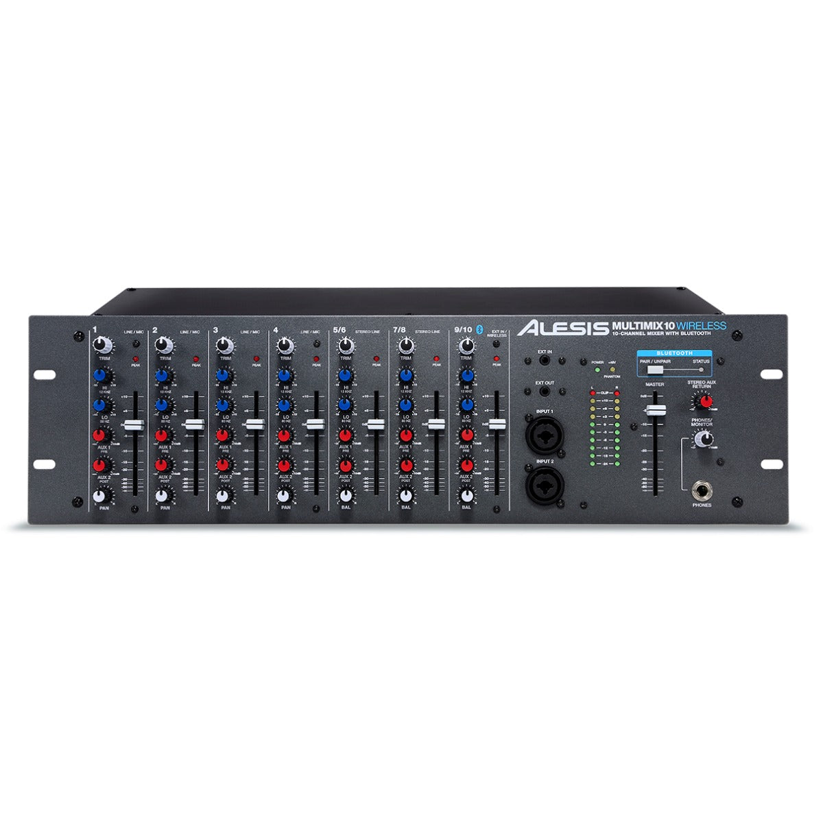 Alesis MultiMix 10 Wireless Rackmount Mixer with Bluetooth POWER KIT –  Kraft Music