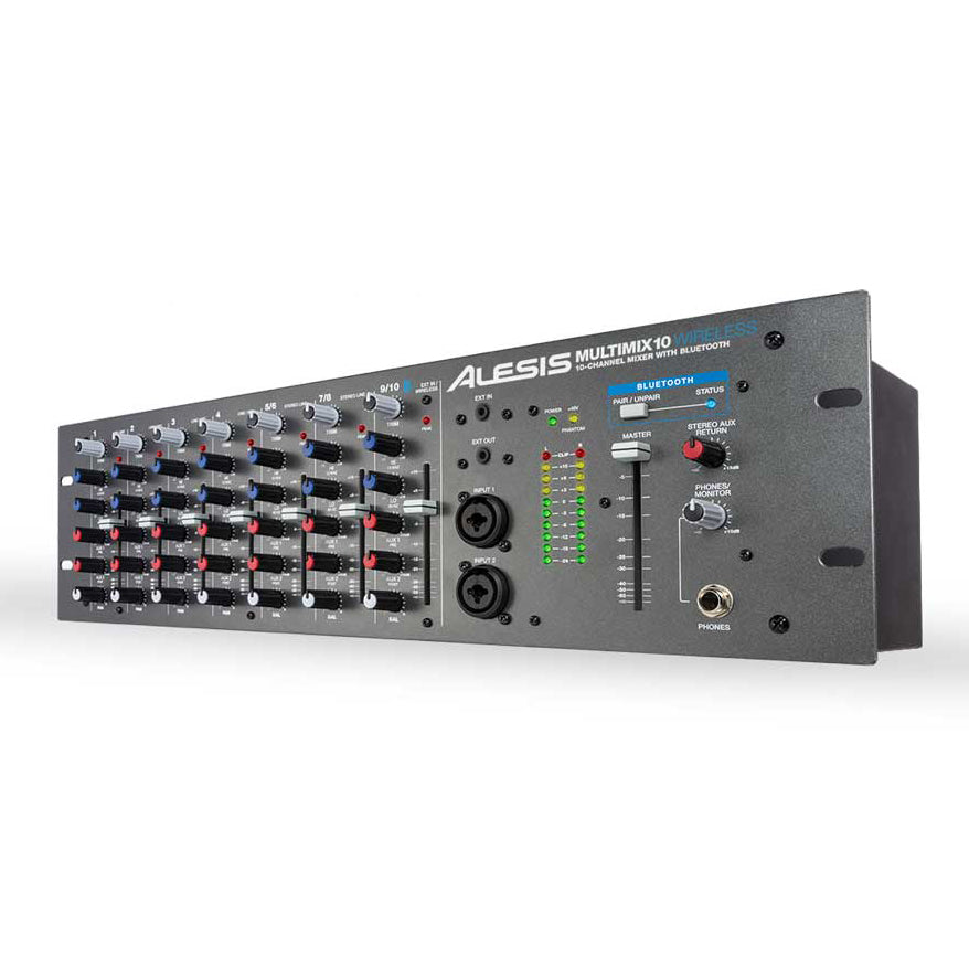 Alesis MultiMix 10 Wireless Rackmount Mixer with Bluetooth – Kraft
