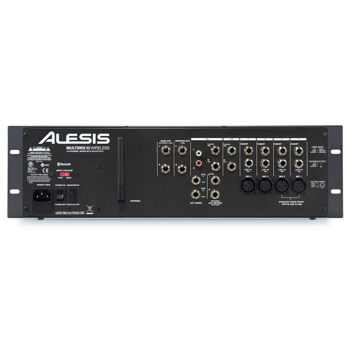 Alesis MultiMix 10 Wireless Rackmount Mixer with Bluetooth
