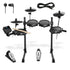Collage of the Alesis Turbo Mesh Electronic Drum Set BONUS PAK showing included components