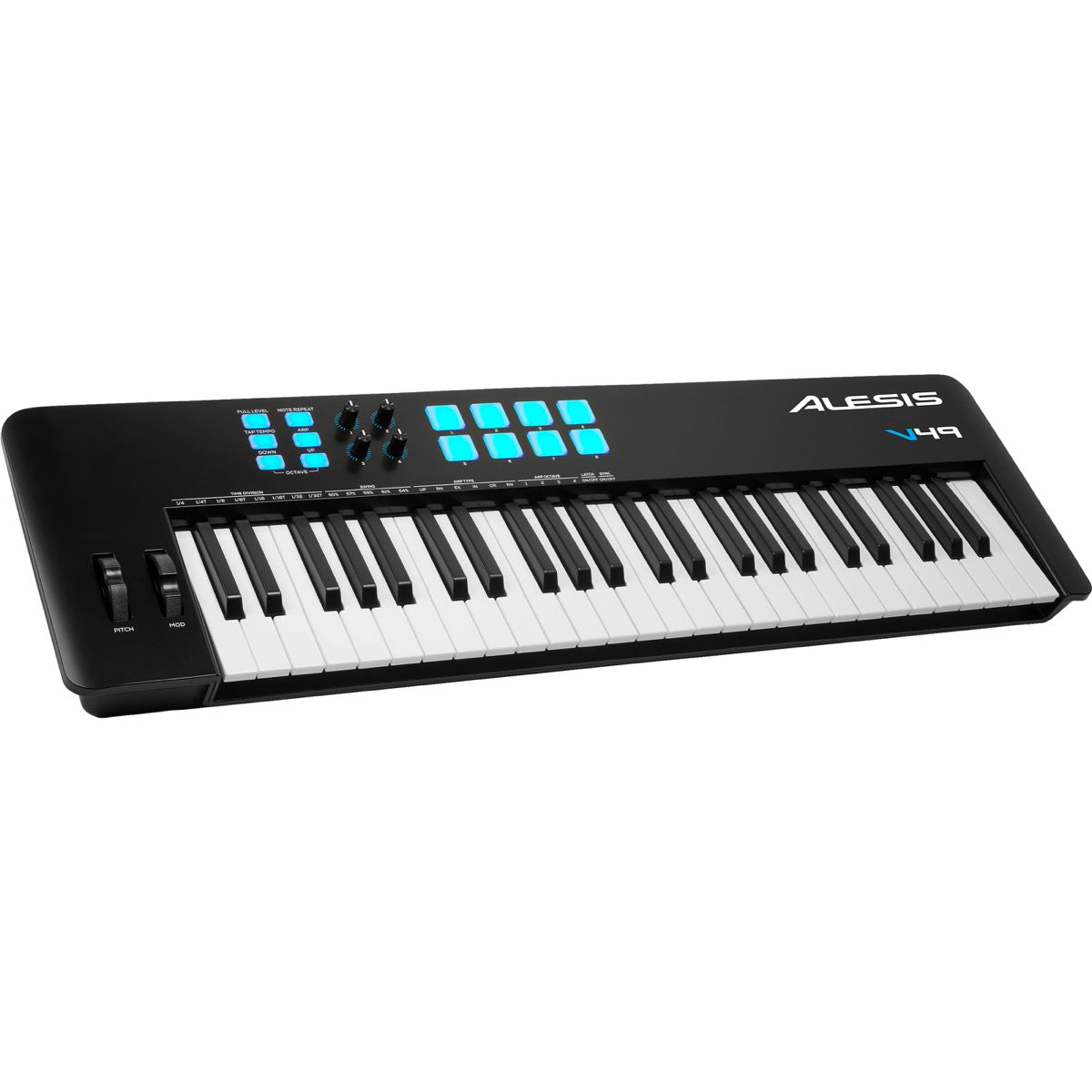 Alesis V49 MKII 49-Key USB-MIDI Keyboard Controller View 3