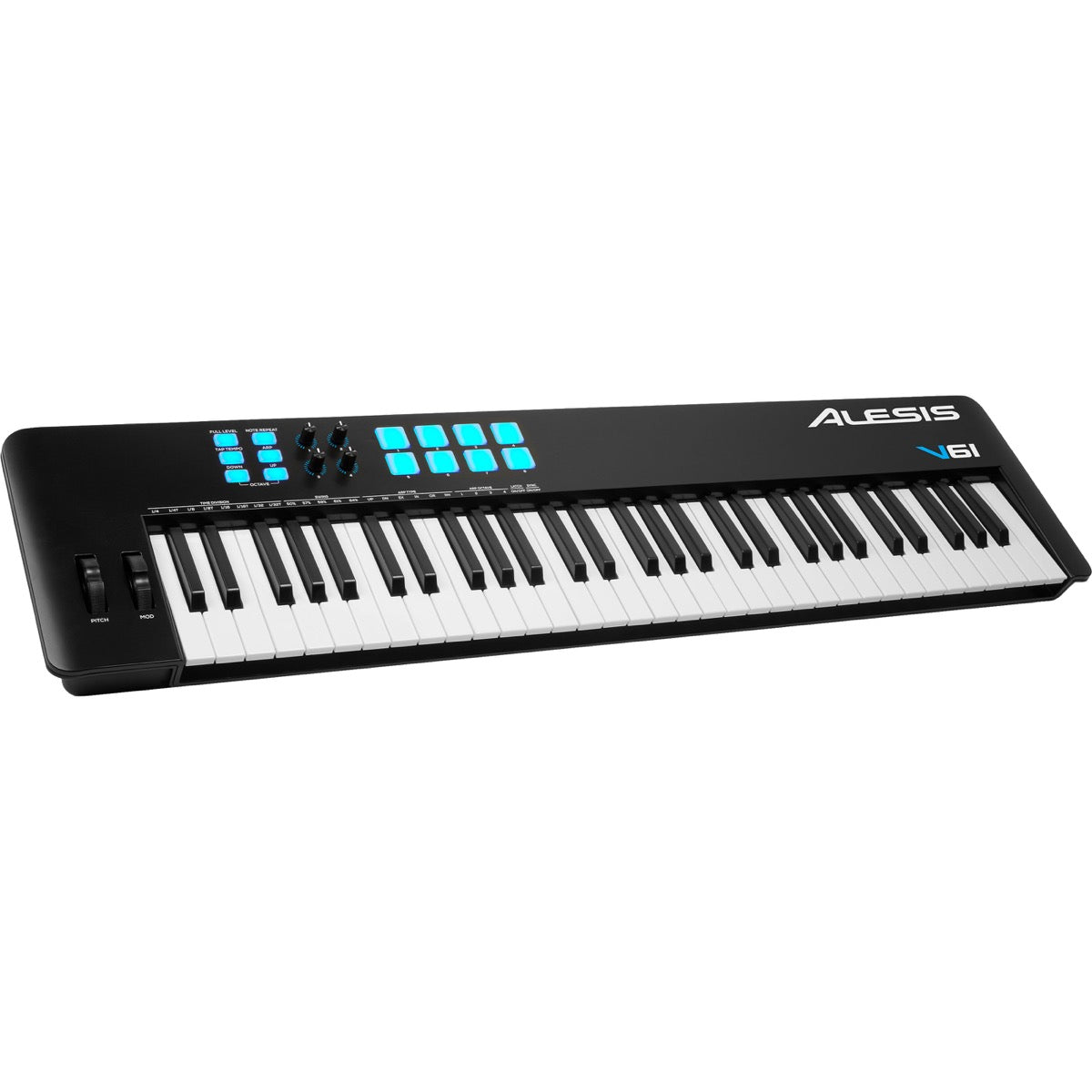 Alesis V61 MKII 61-Key USB-MIDI Keyboard Controller View 3
