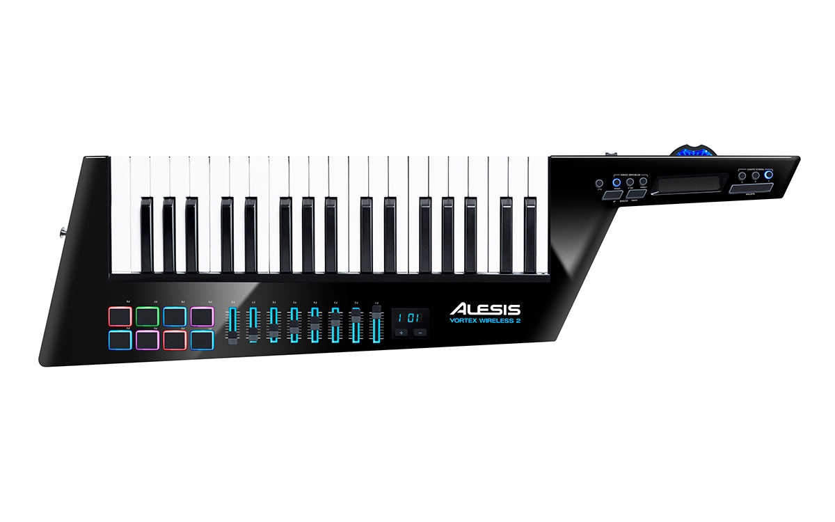 Alesis Vortex Wireless 2 USB/MIDI Keytar Controller BONUS PAK