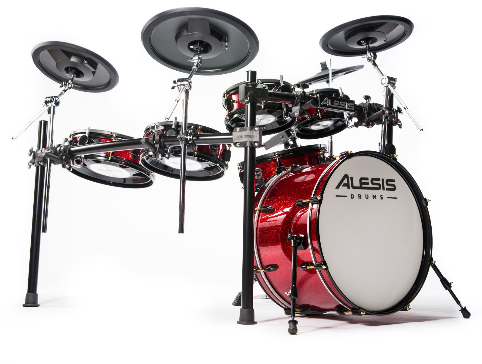 Image of the Alesis Strike Pro Kit Special Edition Electronic Drum Set right angle