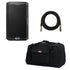 Collage image of the Alto TS410 10" 2-Way Powered Speaker CARRY BAG KIT