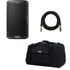 Collage image of the Alto TS412 12" 2-Way Powered Speaker CARRY BAG KIT