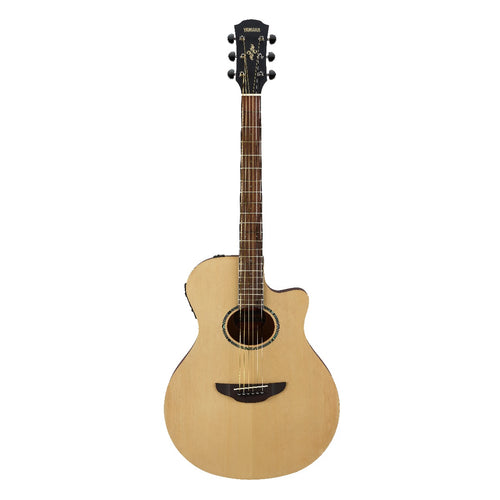 Yamaha APX600OVS Thinline Acoustic-Electric Guitar - Natural Satin 2