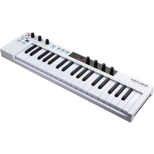 3/4 view of Arturia KeyStep 37 Controller and Sequencer