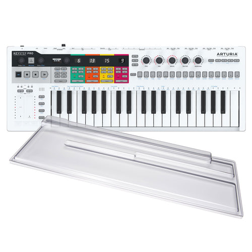 Bundle collage image of Arturia KeyStep Pro Controller and Sequencer DECKSAVER KIT bundle