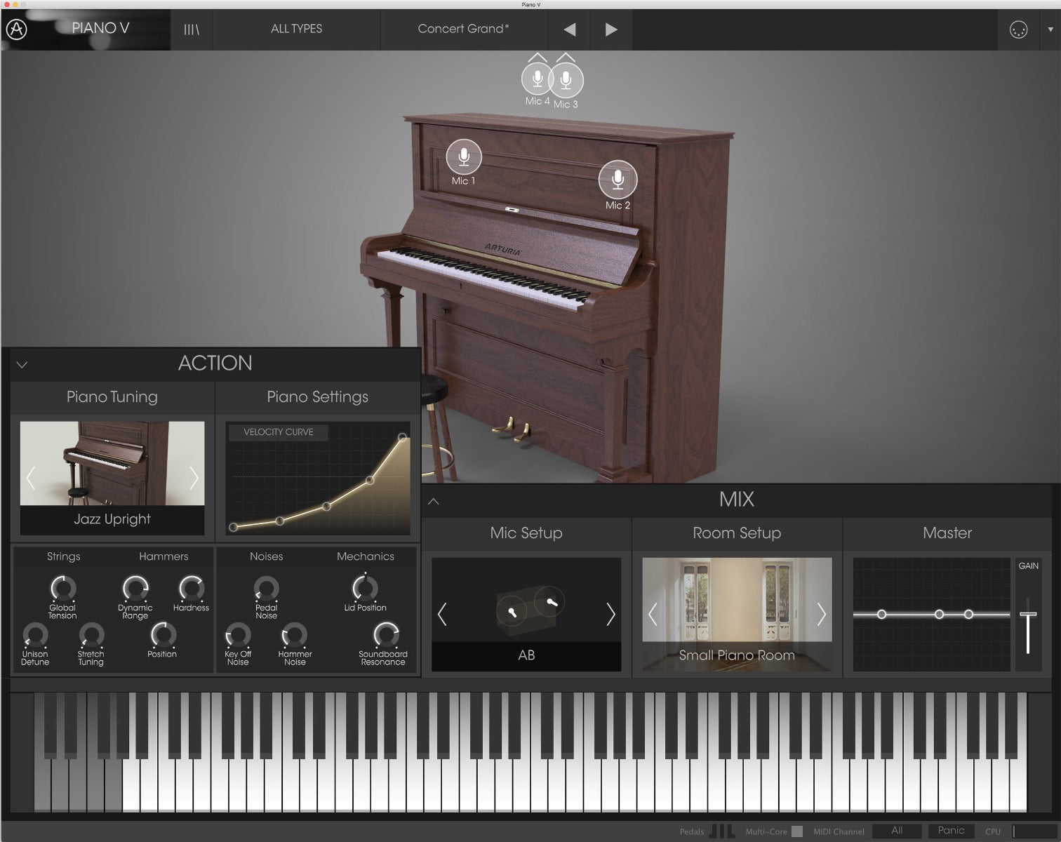 Arturia Piano V Virtual Instrument Software – Kraft Music