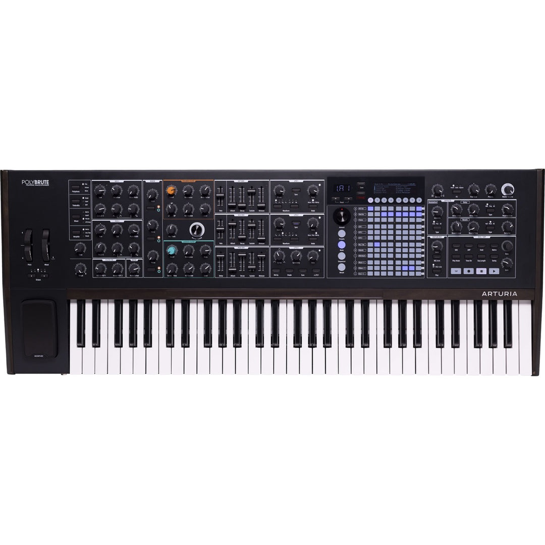 Arturia PolyBrute Noir Edition Polyphonic Analog Synthesizer STAGE RIG ...