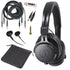 Audio-Technica ATH-M60x Professional Monitor Headphones BONUS PAK