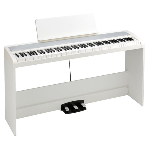 Korg B2SP Digital Piano with Stand - White COMPLETE HOME BUNDLE – Kraft  Music
