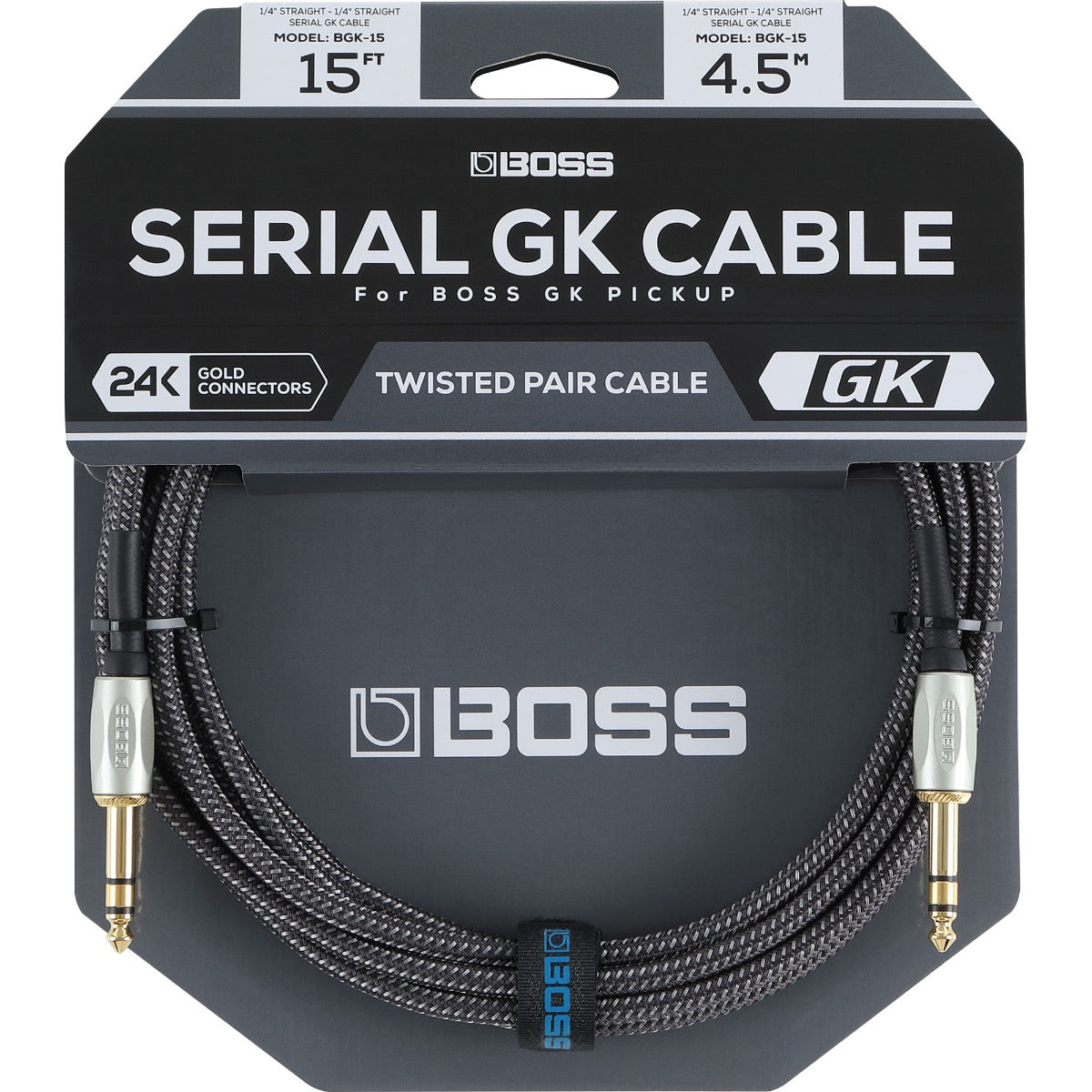 Boss AES/TBU TRS Digital Audio Cable 15', View 2