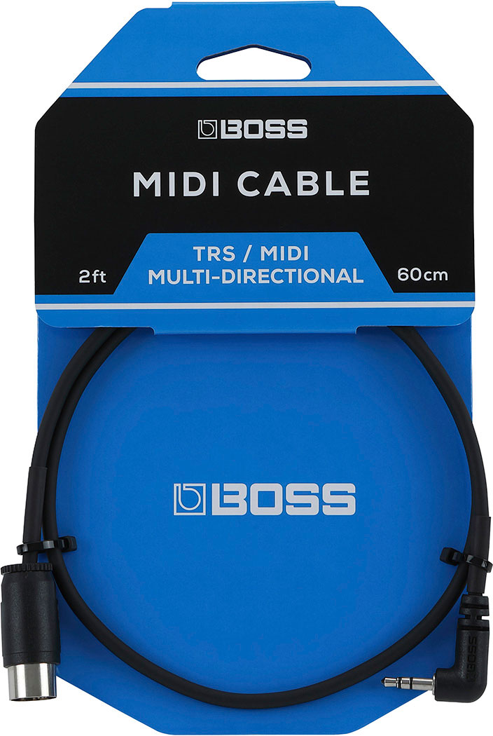 Boss BMIDI-2-35 Midi Cable - 2' view 1