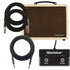 Collage image of the Blackstar Sonnet 60 watt Acoustic Amp - Blonde STAGE RIG