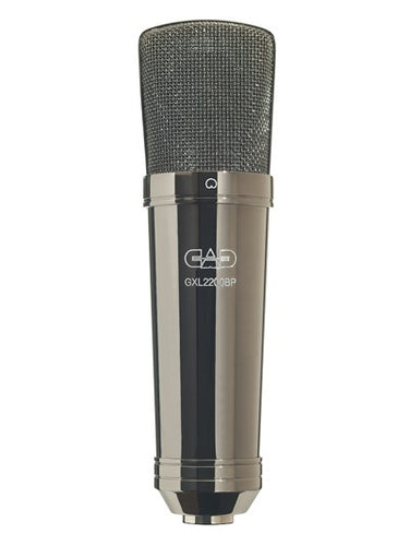 cad gxl2200bp large diaphragm cardioid condenser microphone with black pearl chrome finish