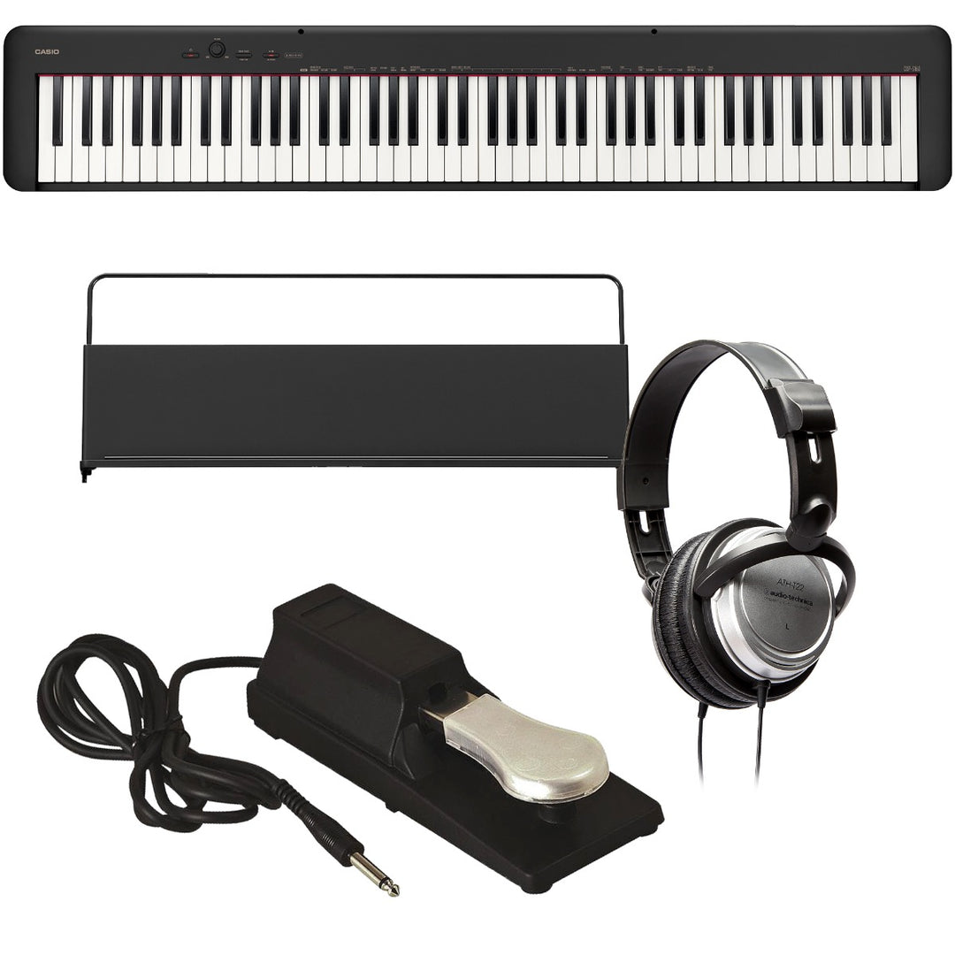 Casio CDPS160 Compact Digital Piano Black BONUS PAK Kraft Music