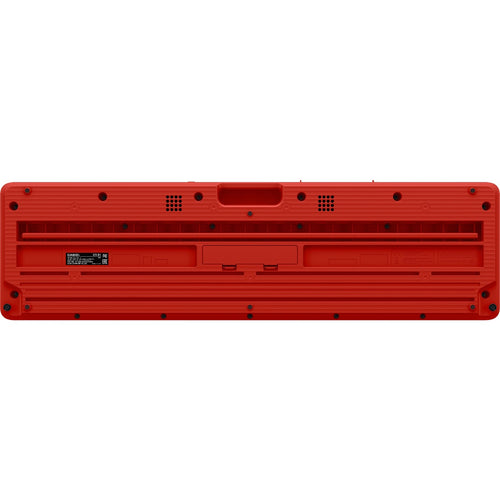 Bottom view of Casio Casiotone CT-S1 Portable Keyboard - Red