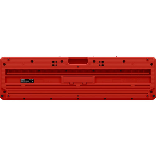 Bottom view of Casio Casiotone CT-S1 Portable Keyboard - Red