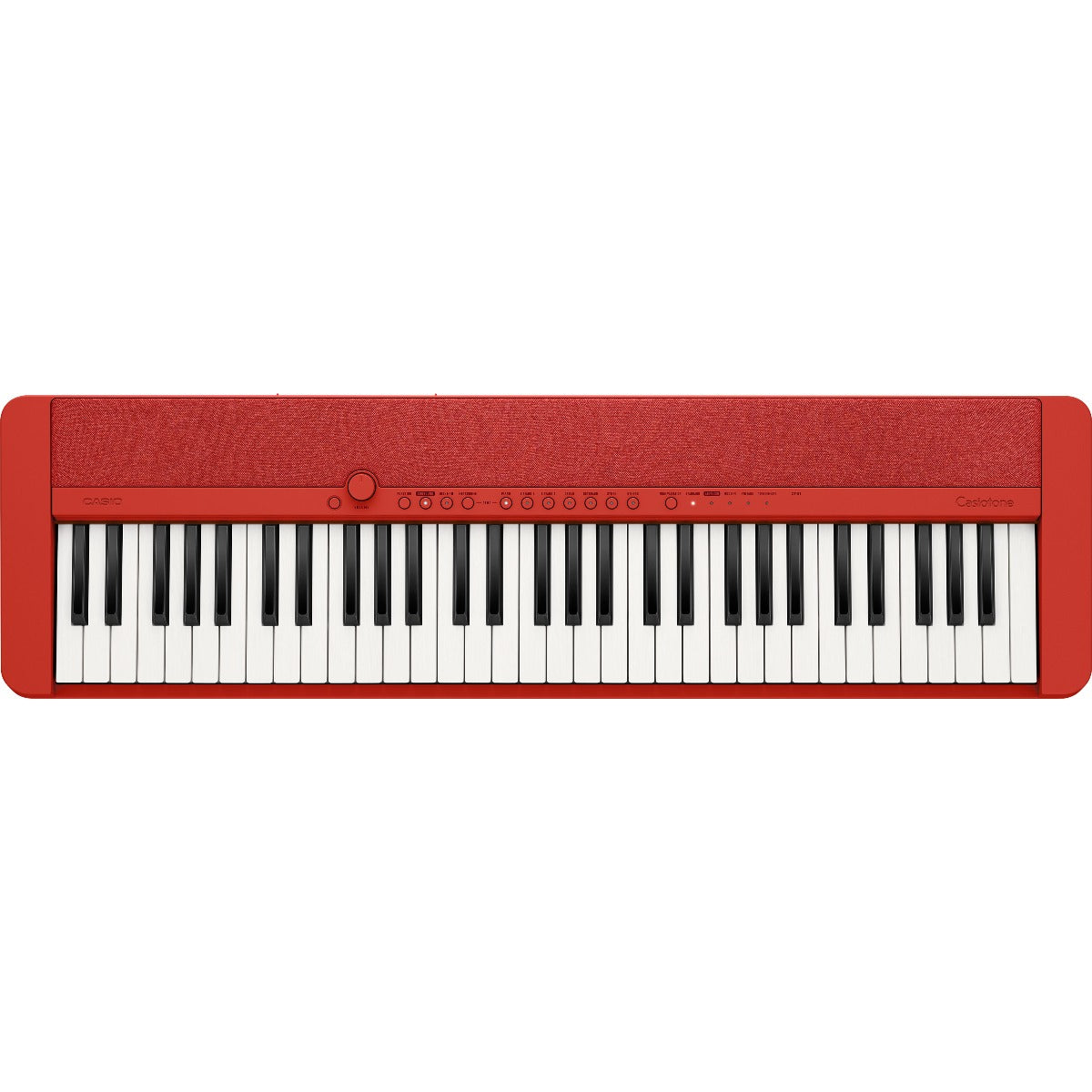 Top view of Casio Casiotone CT-S1 Portable Keyboard - Red