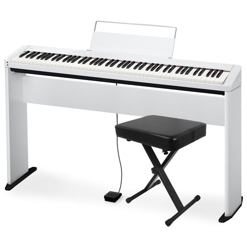 Casio Privia PX-S1100 Digital Piano - White HOME ESSENTIALS BUNDLE – Kraft  Music