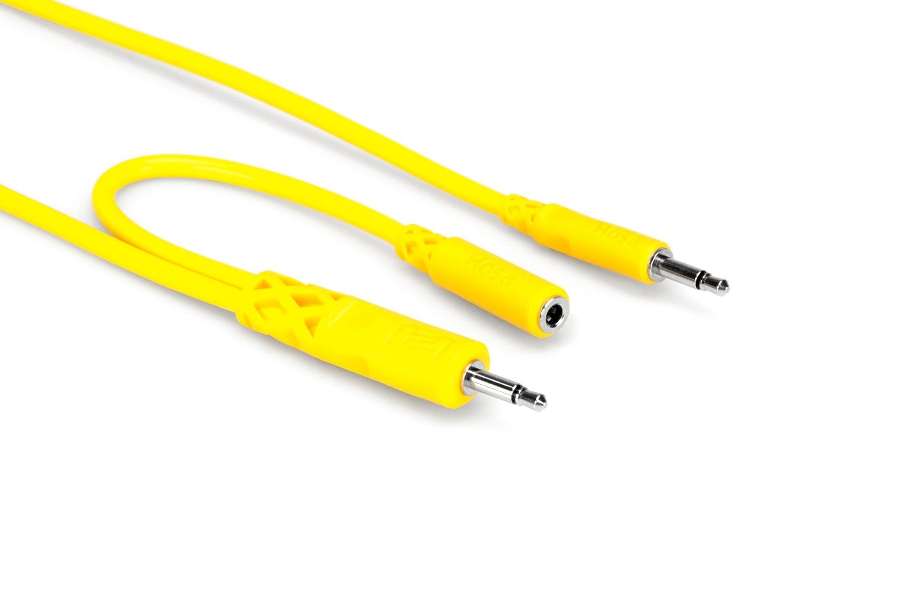 Hosa CMM-545Y Hopscotch Patch Cables - Yellow - 5 Pieces