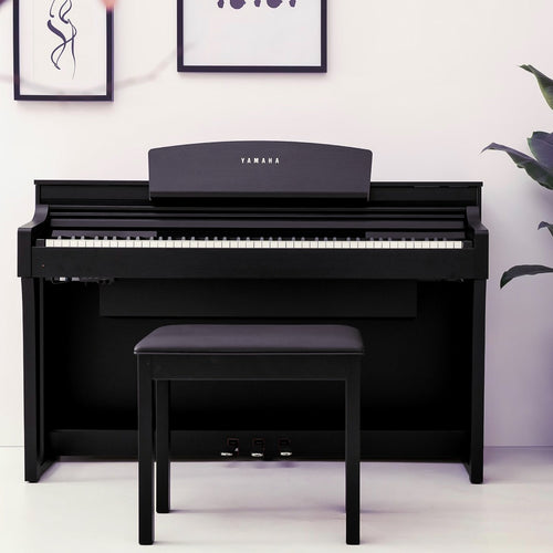 Yamaha Clavinova CSP-170 Digital Piano - Matte Black - Style Shot