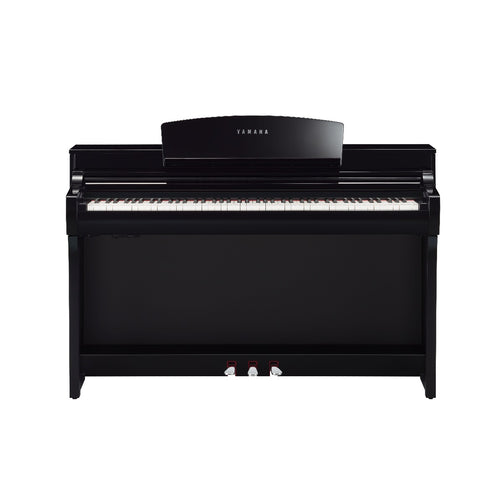 Yamaha Clavinova CSP255PE Digital Piano with Bench - Polished Ebony, View 3