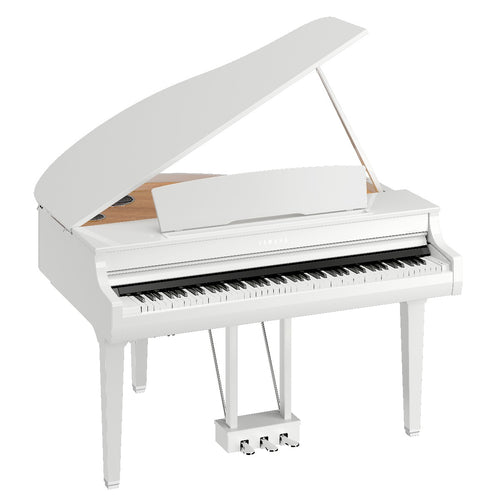 Yamaha Clavinova CSP295GPWH Digital Grand Piano with Bench - Polished White, View 2