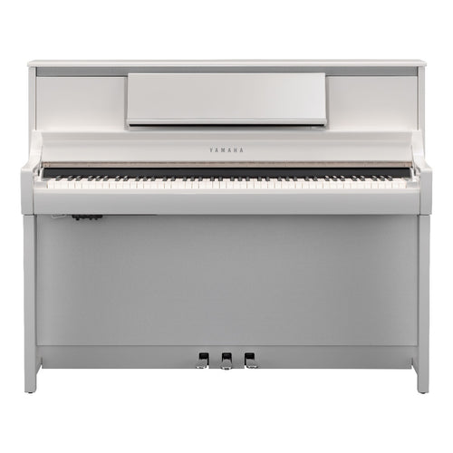 Yamaha Clavinova CSP295PWH Digital Piano with Bench - Polished White, View 3